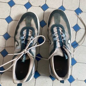 Nike Teal and White Athletic Shoes